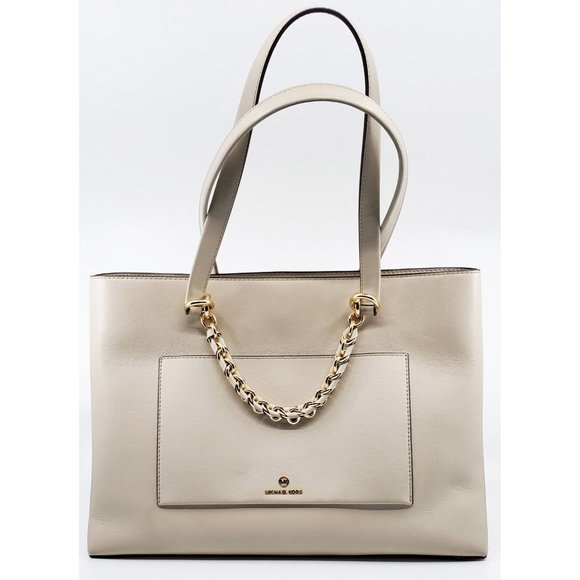 NWD Michael Kors Cece Medium Ribbon Chain Leather - Picture 2 of 11